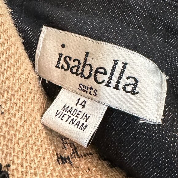 Isabella Suits Women’s 2-Piece Charcoal Gray Blazer & Pants Set - Picture 6 of 7